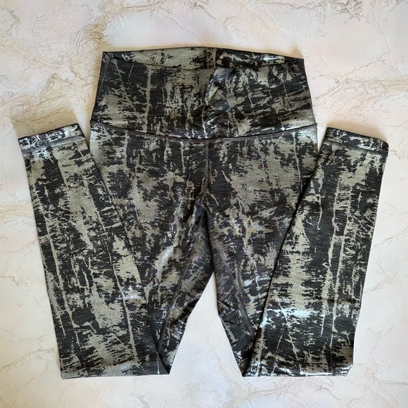 Lululemon Wunder Under Hi-Rise Leggings Full-On Luxtreme Brindle Shine Foil 28” - Picture 2 of 8